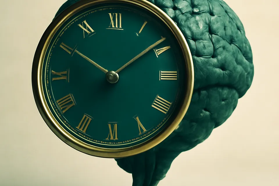 Schéma scientifique de la courbe de vigilance cognitive selon le chronotype matinal ou vespéral