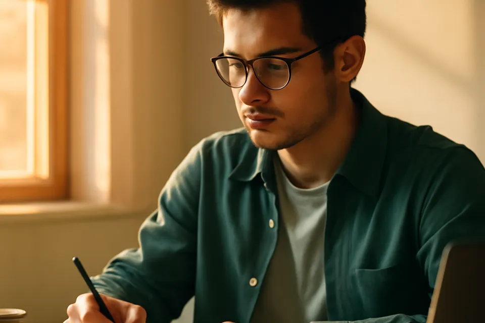 Portrait de chronopsychologue en entretien, contexte universitaire