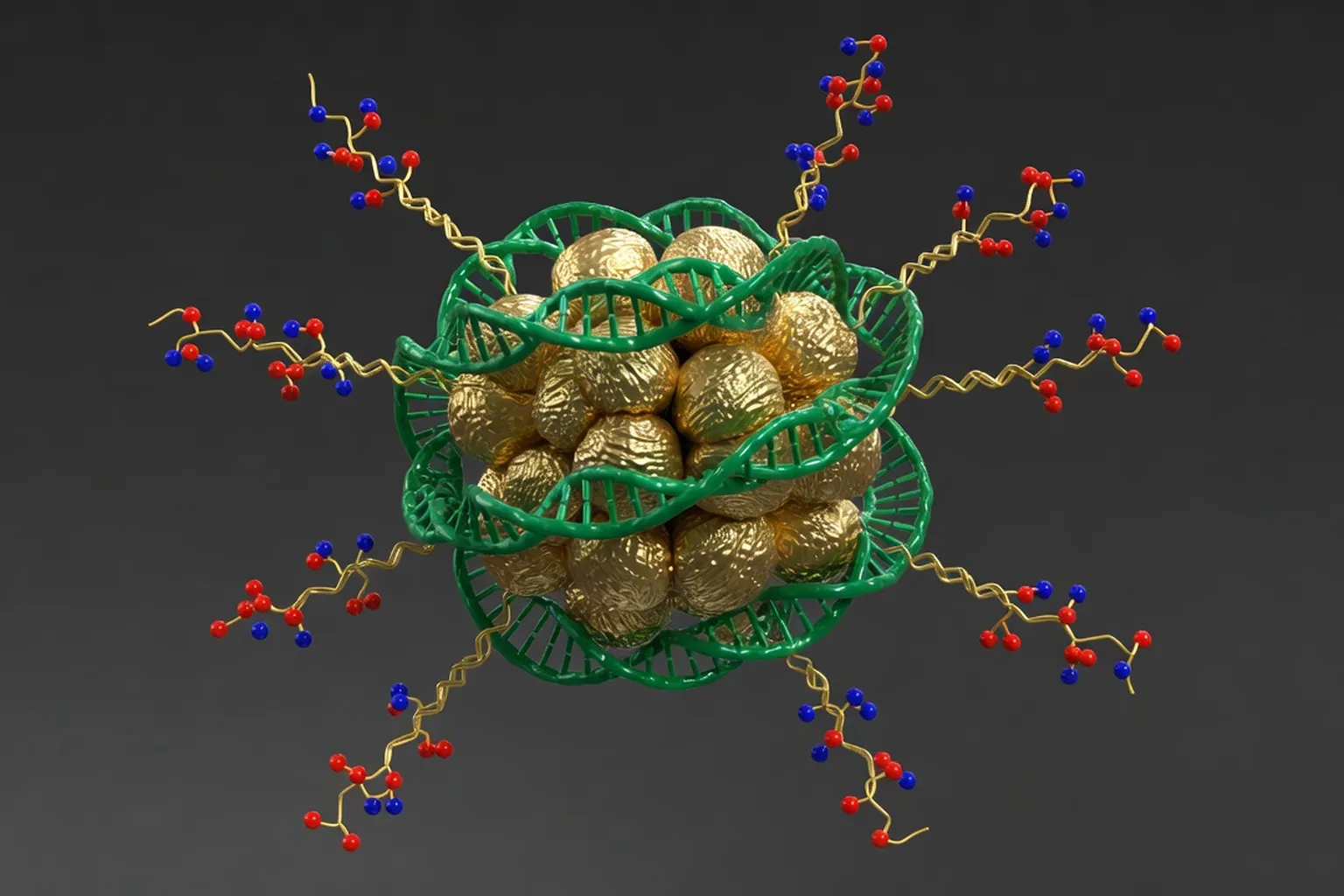 Schéma des modifications d'histones (acétylation, méthylation) et structure nucléosome-ADN illustrant la chromatine active et répressive