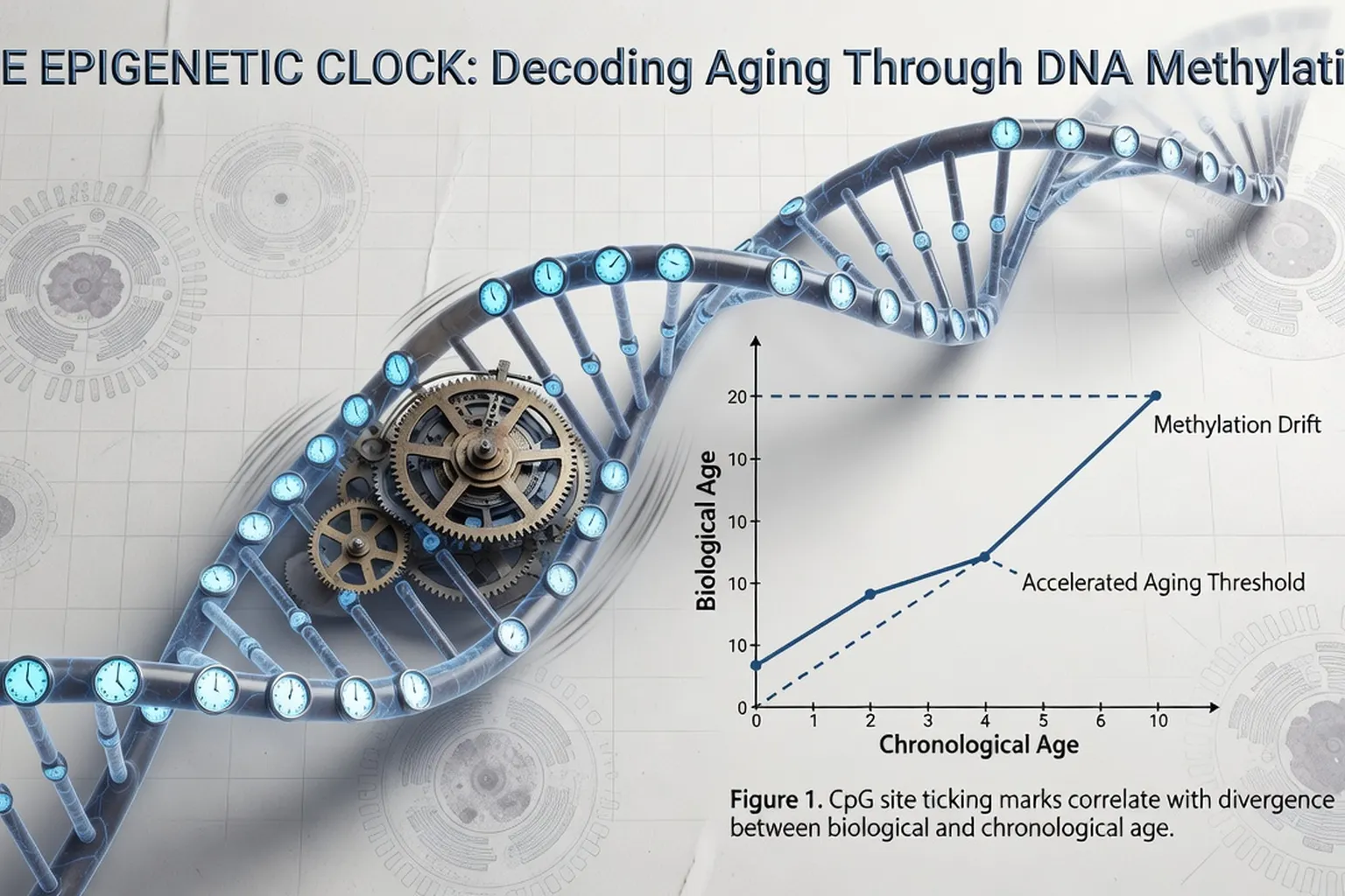 Mécanisme de méthylation d'un promoteur CpG par DNMT3A entraînant la répression transcriptionnelle d'un gène suppresseur de tumeur
