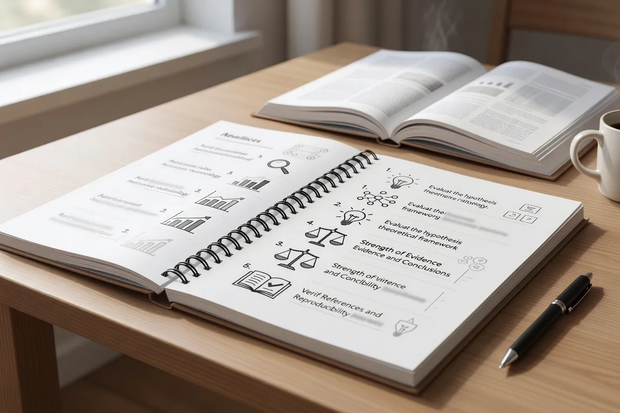Checklist visuelle pour lire une étude scientifique